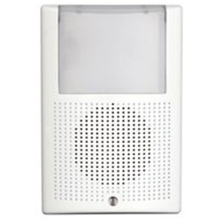 HEATH-ZENITH Heath Zenith 3993706 Wireless Night Light Doorbell Kit with Volume Control; White 3993706